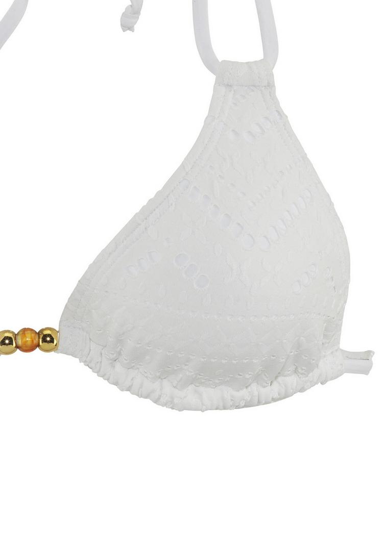 Lascana Lascana Triangel-Bikini-Top Bikini Oberteil Damen - creme - 1 | SportScheck