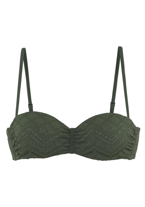 Lascana B&uuml;gel-Bandeau-Bikini-Top Bikini Oberteil Damen
