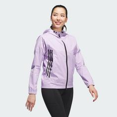 Rückansicht von adidas Provisional Jacke Trainingsjacke Damen Powder Plum
