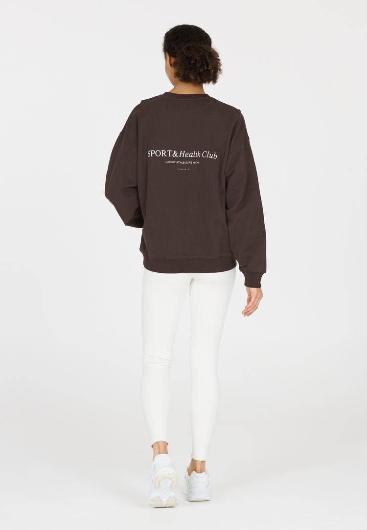 Athlecia Athlecia Cabell Sweatshirt Damen - 1294 Chocolate Torte - 4 | SportScheck
