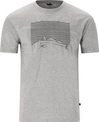 Cruz Gander Printshirt Herren - 1005 Light Grey Melange