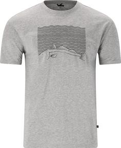 Cruz Gander Printshirt Herren 1005 Light Grey Melange