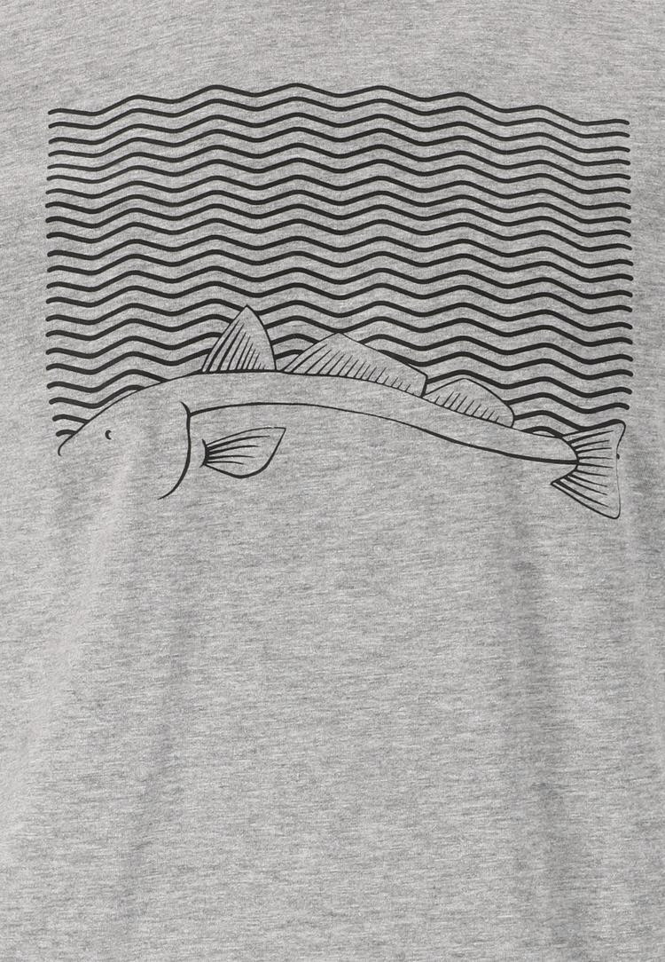 Cruz Cruz Gander Printshirt Herren - 1005 Light Grey Melange - 0 | SportScheck