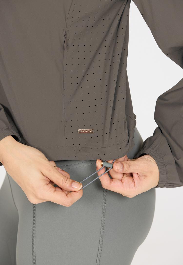 Athlecia Athlecia Sharma Trainingsjacke Damen - 1013 Gunmetal - 1 | SportScheck