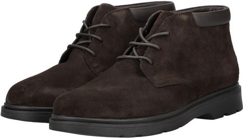 Rückansicht von Geox Stiefelette Stiefel Herren Dunkelbraun