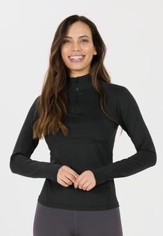 Rückansicht von Athlecia Grina Langarmshirt Damen 1001 Black
