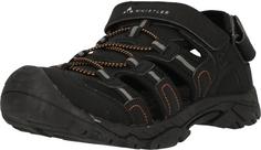 Rückansicht von Whistler Macareus Outdoorsandalen Herren 1001 Black