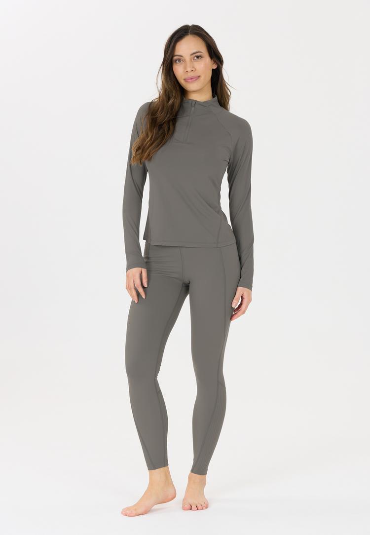 Athlecia Athlecia Grina Langarmshirt Damen - 1013 Gunmetal - 2 | SportScheck