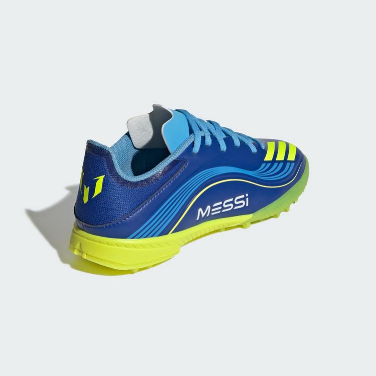 adidas adidas F50 Messi League Kids TF Fu&szlig;ballschuh Fu&szlig;ballschuhe Kinder - Royal Blue / Solar Yellow / Semi Blue Burst - 3 | SportScheck
