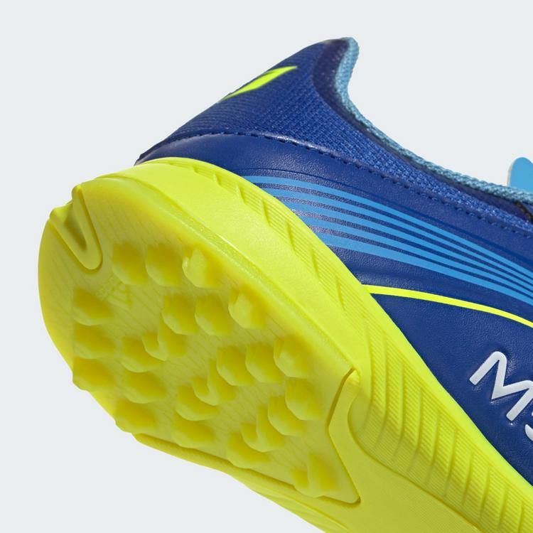adidas adidas F50 Messi League Kids TF Fu&szlig;ballschuh Fu&szlig;ballschuhe Kinder - Royal Blue / Solar Yellow / Semi Blue Burst - 5 | SportScheck