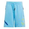 adidas MESSI ZNE SHORTS F&Uuml;R KINDER Funktionsshorts Kinder - Semi Blue Burst / Semi Solar Yellow