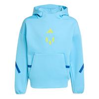 adidas MESSI ZNE HOODIE KIDS Sweatshirt Hoodie Kinder - Semi Blue Burst / Semi Solar Yellow