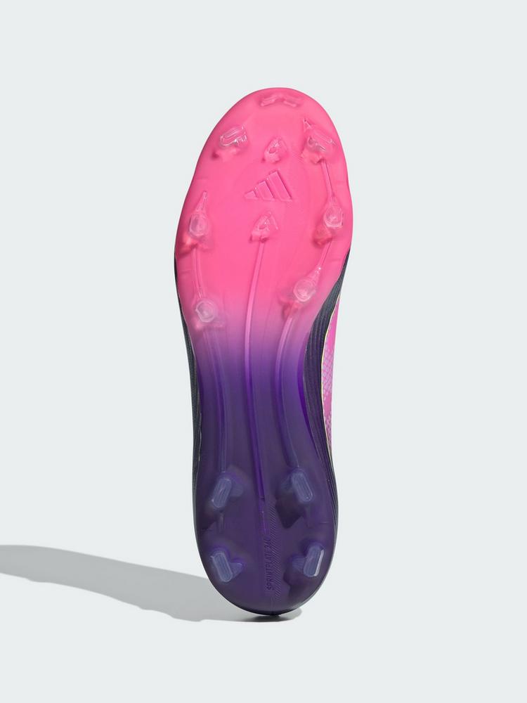 adidas adidas F50 LEAGUE Laceless FG Fu&szlig;ballschuh Fu&szlig;ballschuhe - Purple / Cloud White / Lucid Lemon - 1 | SportScheck