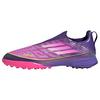 adidas F50 League Kids Fu&szlig;ballschuh, Fu&szlig;ballschuhe Kinder - Purple / Cloud White / Lucid Lemon