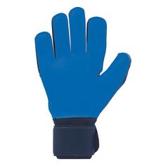Rückansicht von Uhlsport FM AQUASOFT Torwarthandschuhe marine/pacific blau/weiß