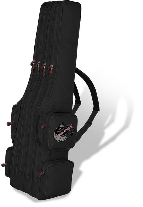 Rückansicht von normani Fishing Sports RodBox Quattro Tragetasche Schwarz