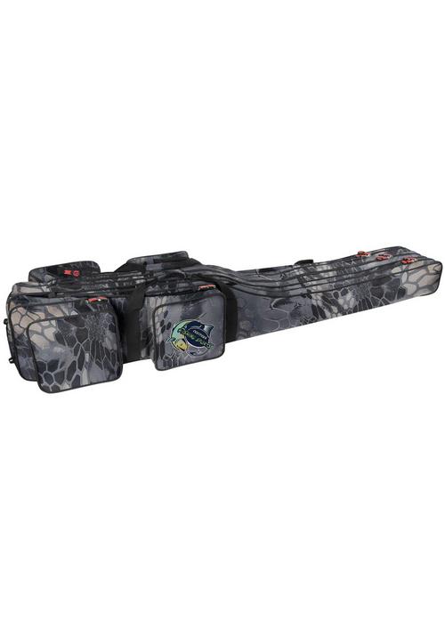 Rückansicht von normani Fishing Sports RodBox Triple Tragetasche Black-Camo