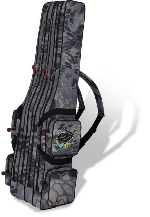 Rückansicht von normani Fishing Sports RodBox Quattro Tragetasche Black-Camo
