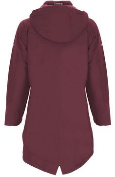Rückansicht von PRO-X elements CLAIRE Regenmantel Damen Altrosa