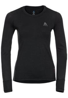 Rückansicht von Odlo MERINO 200 Wäscheset Damen black black(15001)