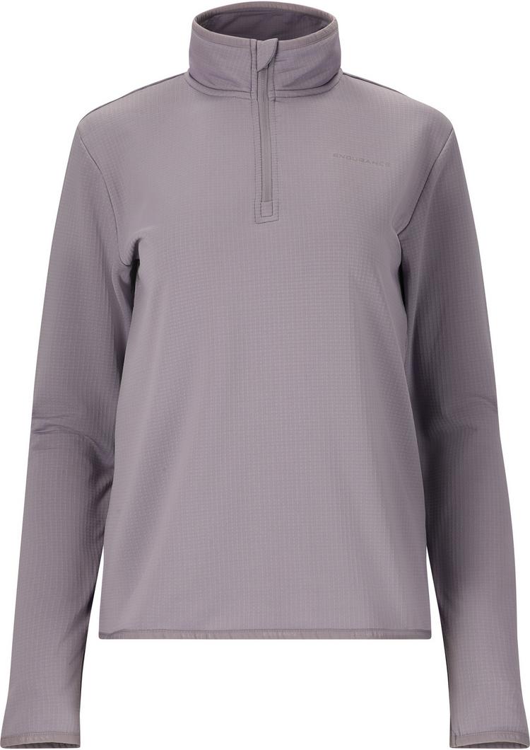 Endurance Endurance VIRONIC W Waffle Langarmshirt Damen - 1284 Lilac Gray - 0 | SportScheck