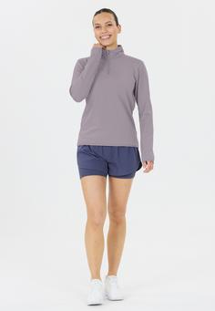 Rückansicht von Endurance VIRONIC W Waffle Langarmshirt Damen 1284 Lilac Gray