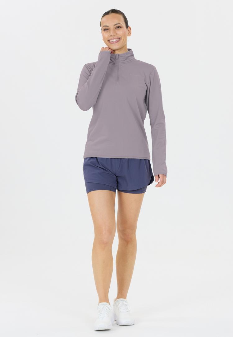Endurance Endurance VIRONIC W Waffle Langarmshirt Damen - 1284 Lilac Gray - 0 | SportScheck