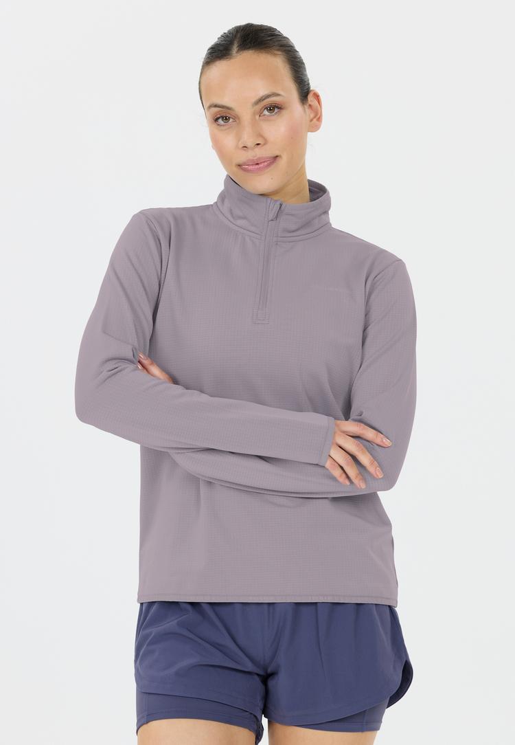 Endurance Endurance VIRONIC W Waffle Langarmshirt Damen - 1284 Lilac Gray - 1 | SportScheck