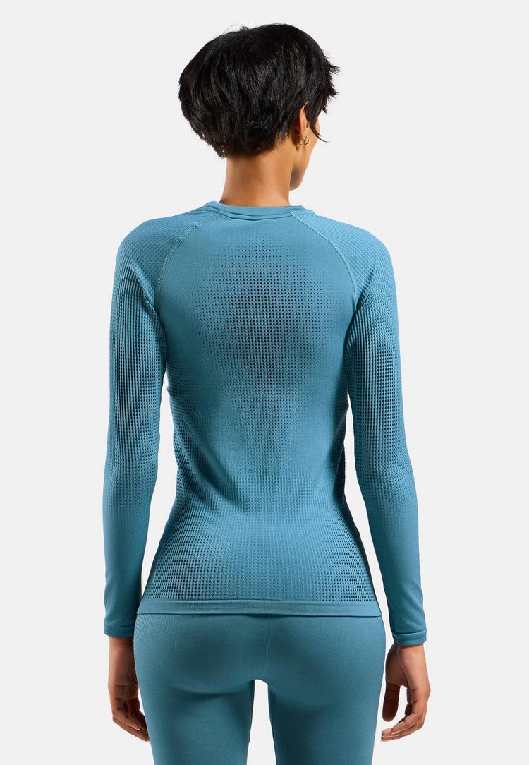 Odlo Odlo PERFORMANCE WARM Funktionsshirt Damen - provincial blue(21090) - 1 | SportScheck