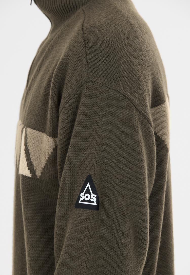 SOS SOS Aboda Strickpullover Herren - 1071A Black Ink - 0 | SportScheck