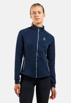Rückansicht von Odlo BERRA Fleecejacke Damen dark sapphire(20731)