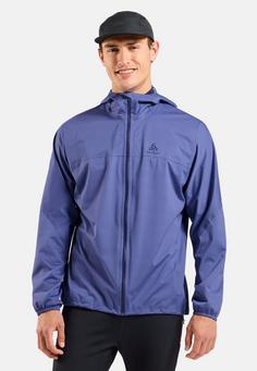 Rückansicht von Odlo X-ALP PK WATERPROOF Laufjacke Herren Skipper Blue(21119)