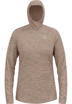 Odlo Laufhoodie Damen cinder melange(10281)