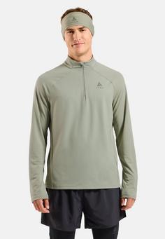 Rückansicht von Odlo Laufhoodie Herren shadow(10876)