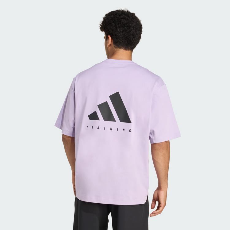 adidas adidas PrimeLift Workout T-Shirt, Oversize T-Shirt Herren - Powder Plum - 1 | SportScheck