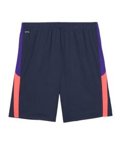 Rückansicht von PUMA Short Fußballshorts Herren blau
