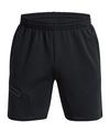 Under Armour Unstoppable Fleece Short Wei&szlig; Laufshorts Herren - schwarz