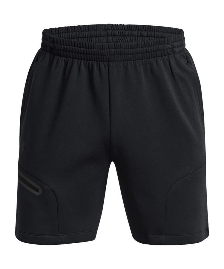 Under Armour Under Armour Unstoppable Fleece Short Wei&szlig; Laufshorts Herren - schwarz - 0 | SportScheck