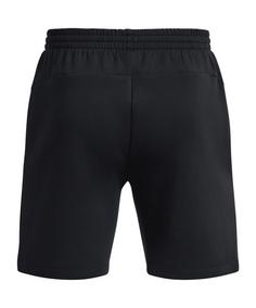 Rückansicht von Under Armour Unstoppable Fleece Short Weiß Laufshorts Herren schwarz