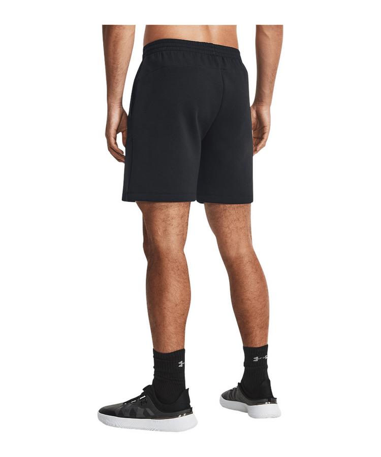 Under Armour Under Armour Unstoppable Fleece Short Wei&szlig; Laufshorts Herren - schwarz - 1 | SportScheck