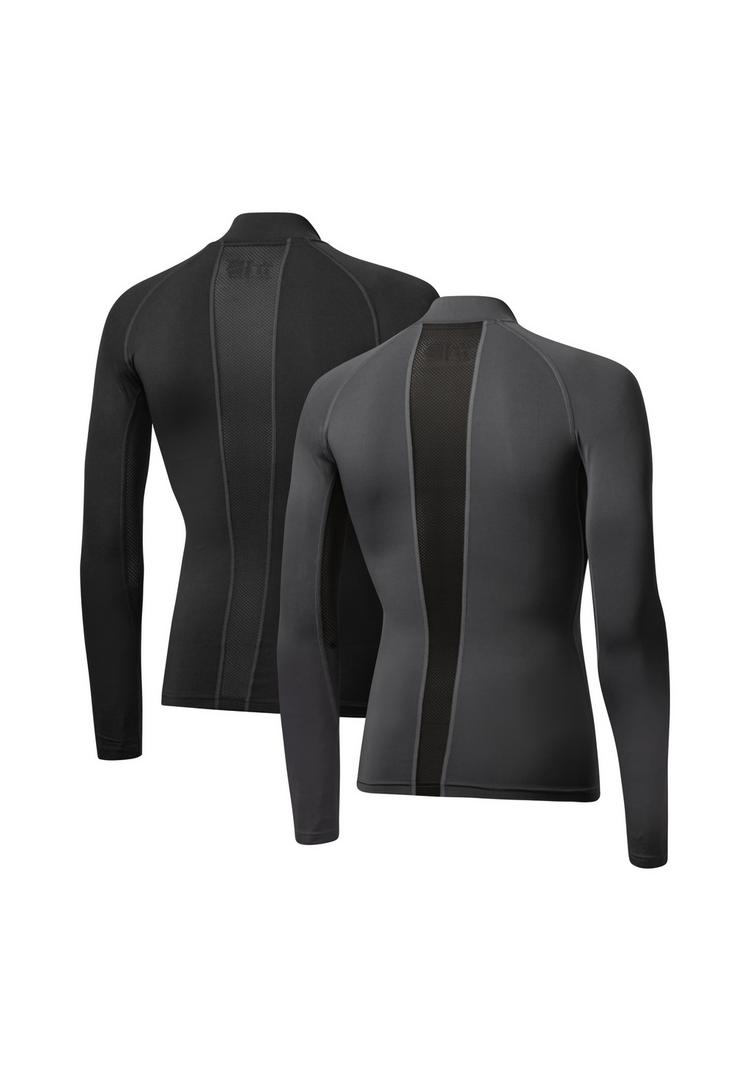 DANISH ENDURANCE DANISH ENDURANCE Compression LS Funktionsshirt Herren - black grey - 0 | SportScheck
