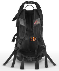 Rückansicht von normani Outdoor Sports Rucksack Water Block Daypack Schwarz