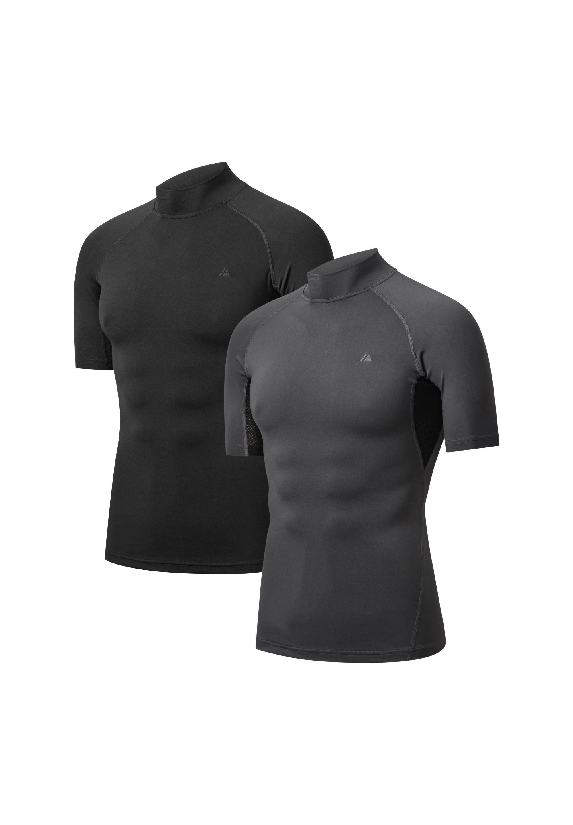 DANISH ENDURANCE Compression SS Kompressionstop Herren - black grey