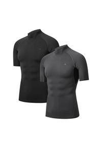 DANISH ENDURANCE Compression SS Kompressionstop Herren - black grey