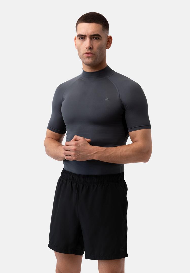 DANISH ENDURANCE DANISH ENDURANCE Compression SS Kompressionstop Herren - black grey - 0 | SportScheck