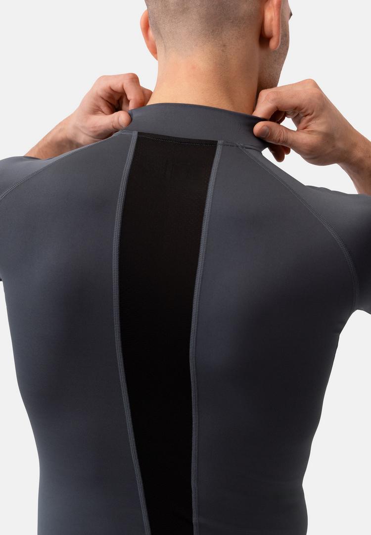 DANISH ENDURANCE DANISH ENDURANCE Compression SS Kompressionstop Herren - black grey - 2 | SportScheck