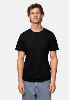 Rückansicht von DANISH ENDURANCE Basic Crew Neck T-Shirt Herren schwarz