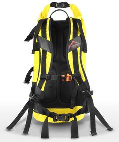 Rückansicht von normani Outdoor Sports Rucksack Water Block Daypack Gelb