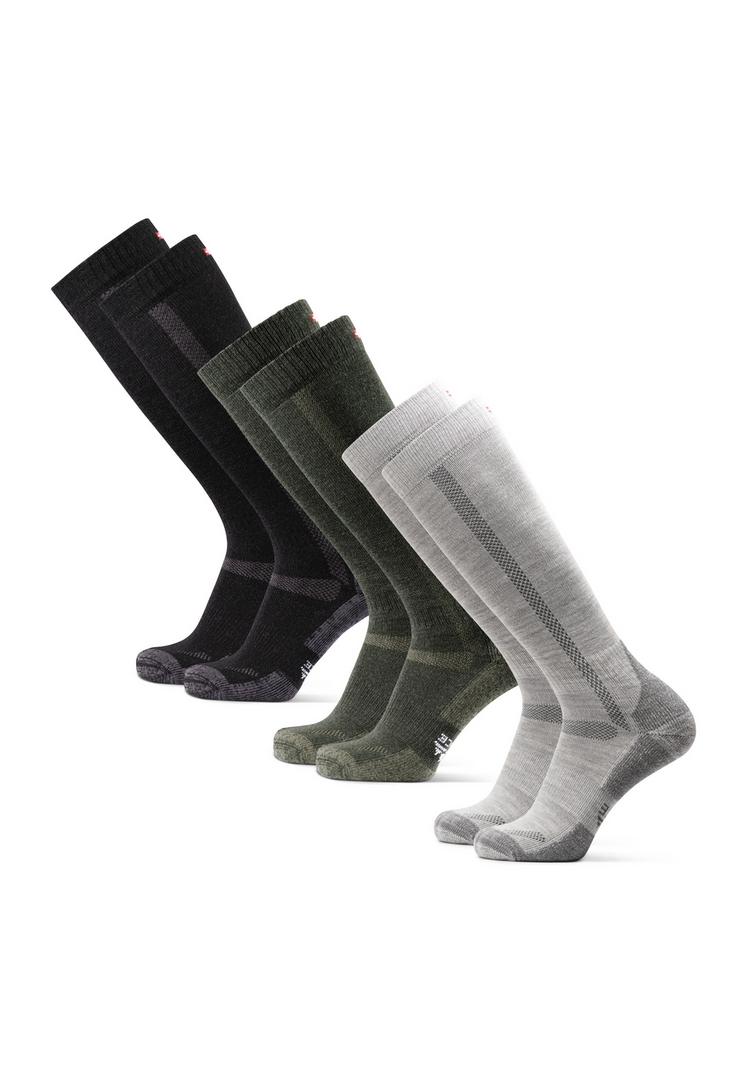 DANISH ENDURANCE DANISH ENDURANCE Knee-High Merino Hiking Socken - black light grey green - 0 | SportScheck
