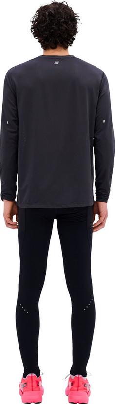 Rückansicht von CEP Run Shirt Long Funktionsshirt Herren black